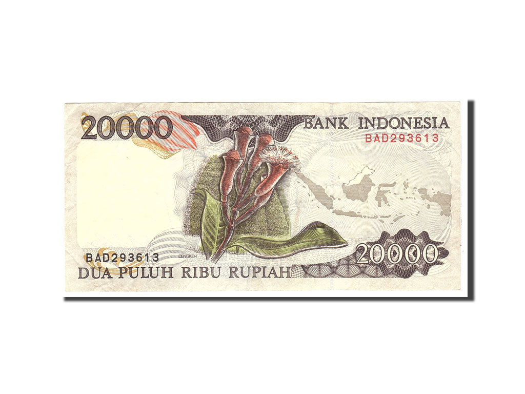 Banknote, Indonesia, 20,000 Rupiah, 1995, Undated, KM:135b, EF(40-45)