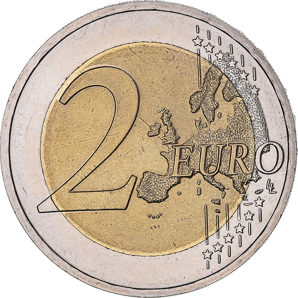 GERMANY - FEDERAL REPUBLIC, 2 Euro, 2008, Berlin, MS(63), Bi-Metallic, KM:261