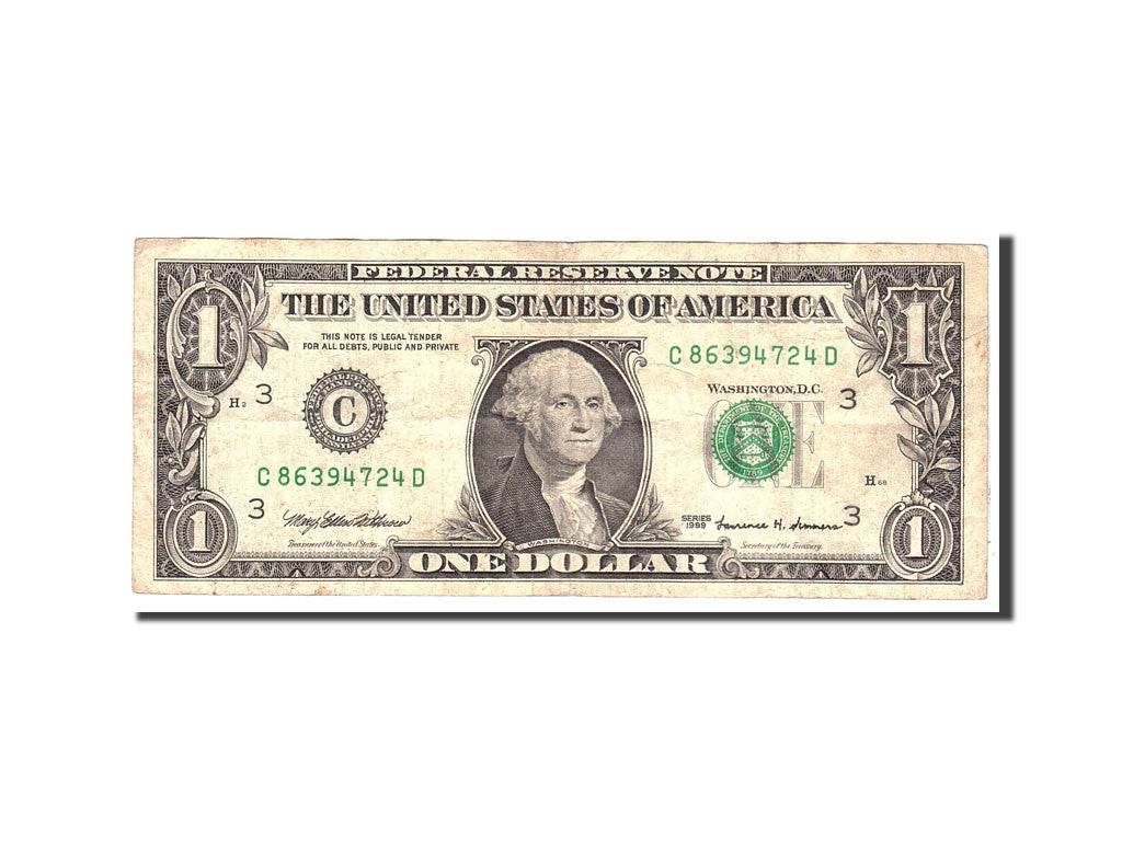Banknote, United States, One Dollar, 1999, Undated, KM:4502, VF(20-25)