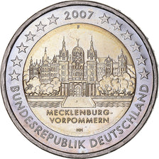 Germany, 2 Euro, MECKLENBURG- / VORPOMMERN, 2007, Stuttgart, AU(55-58)