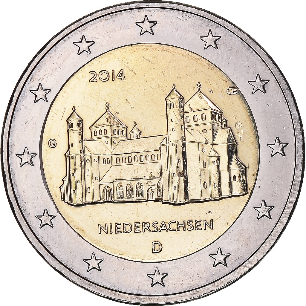 Duitsland, 2 Euro, Basse-Saxe, 2014, Karlsruhe, UNC-, Bi-Metallic