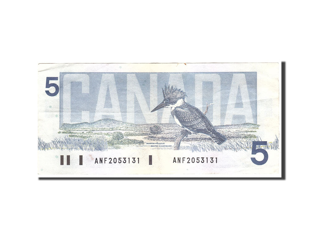 Geldschein, Kanada, 5 Dollars, 1986, Undated, KM:95c, SS