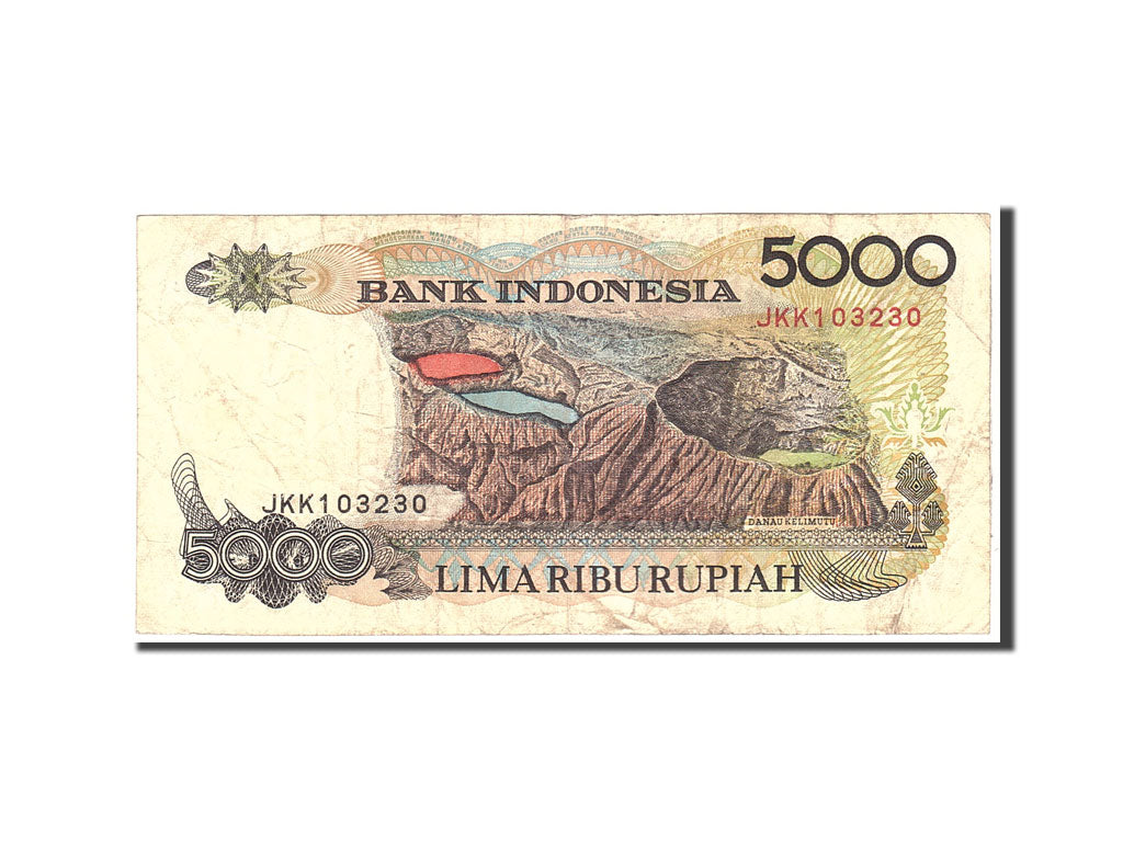 Banknote, Indonesia, 5000 Rupiah, 1992, Undated, KM:130e, VF(20-25)