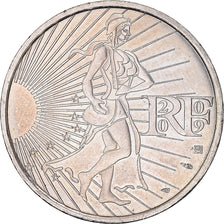 France, 10 Euro, 2009, Paris, AU(55-58), Silver, KM:1580