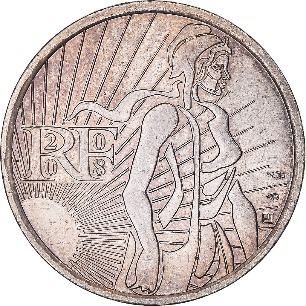 France, 5 Euro, 2008, TTB, Argent, Gadoury:EU287, KM:1534