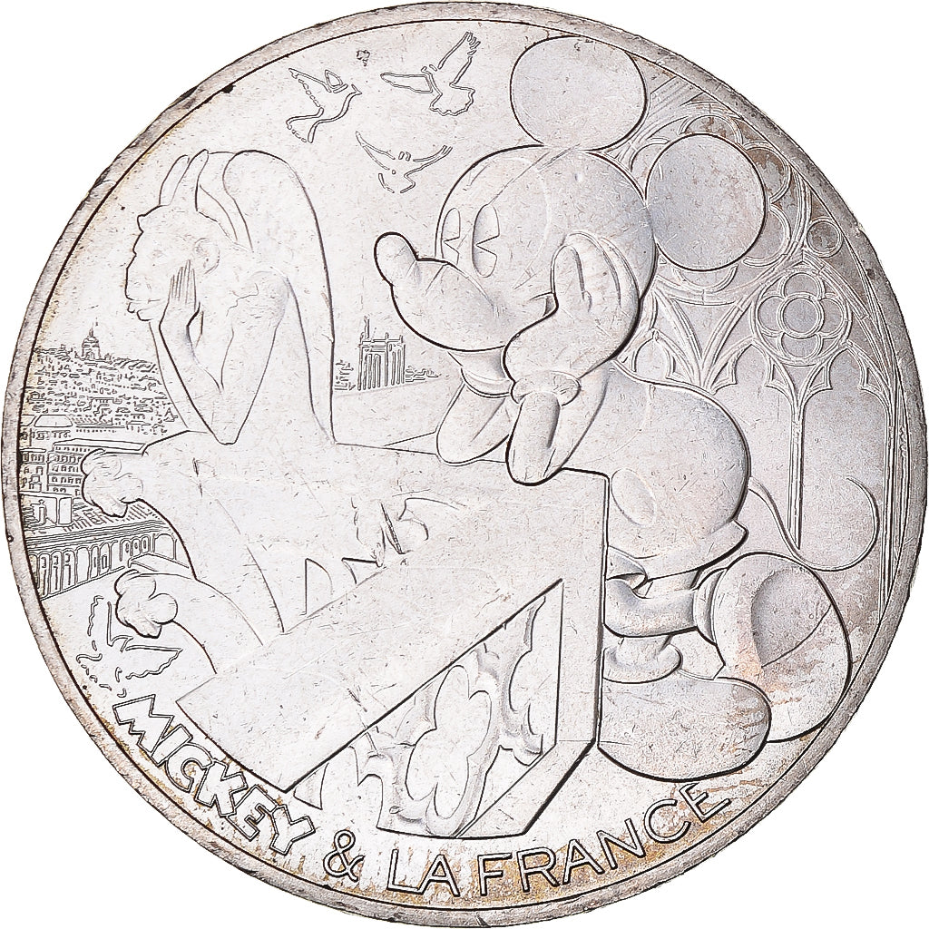 France, 10 Euro, 2018, Monnaie de Paris, Mickey Notre-Dame de Paris, SUP+