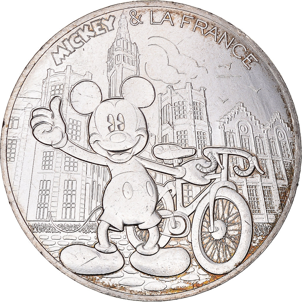 France, 10 Euro, 2018, Monnaie de Paris, Mickey Le roi de la petite reine