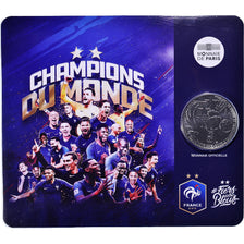 Francia, 10 Euro, 2018, Monnaie de Paris, CHAMPIONS DU MONDE 2018 Pessac, FDC