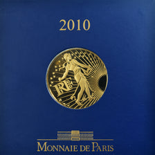 France, Monnaie de Paris, 500 Euro, 2010, Pessac, Semeuse.BU, MS(65-70), Gold