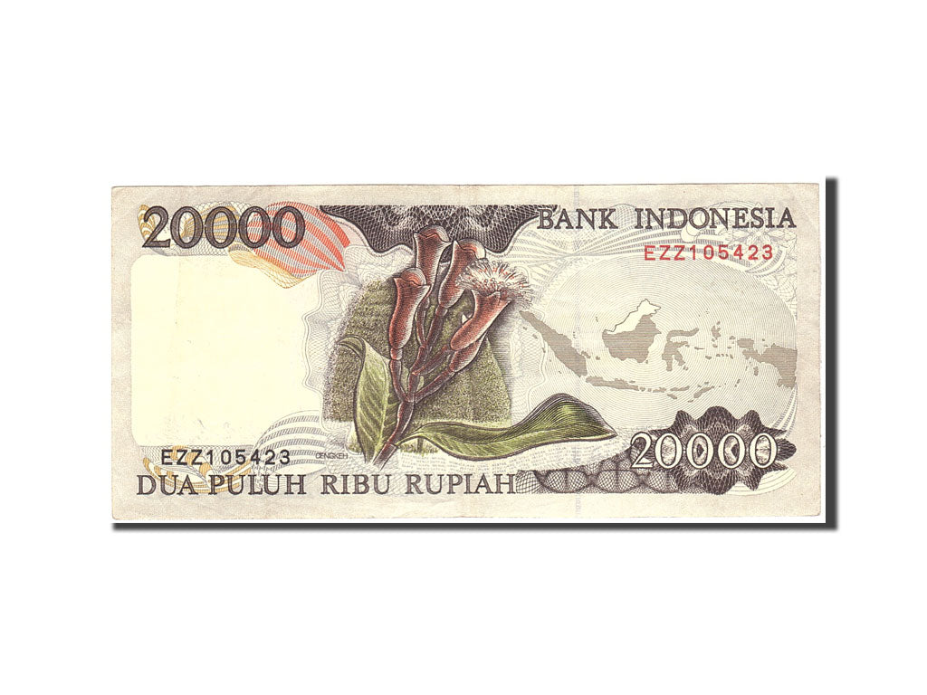 Banknote, Indonesia, 20,000 Rupiah, 1995, Undated, KM:135b, EF(40-45)