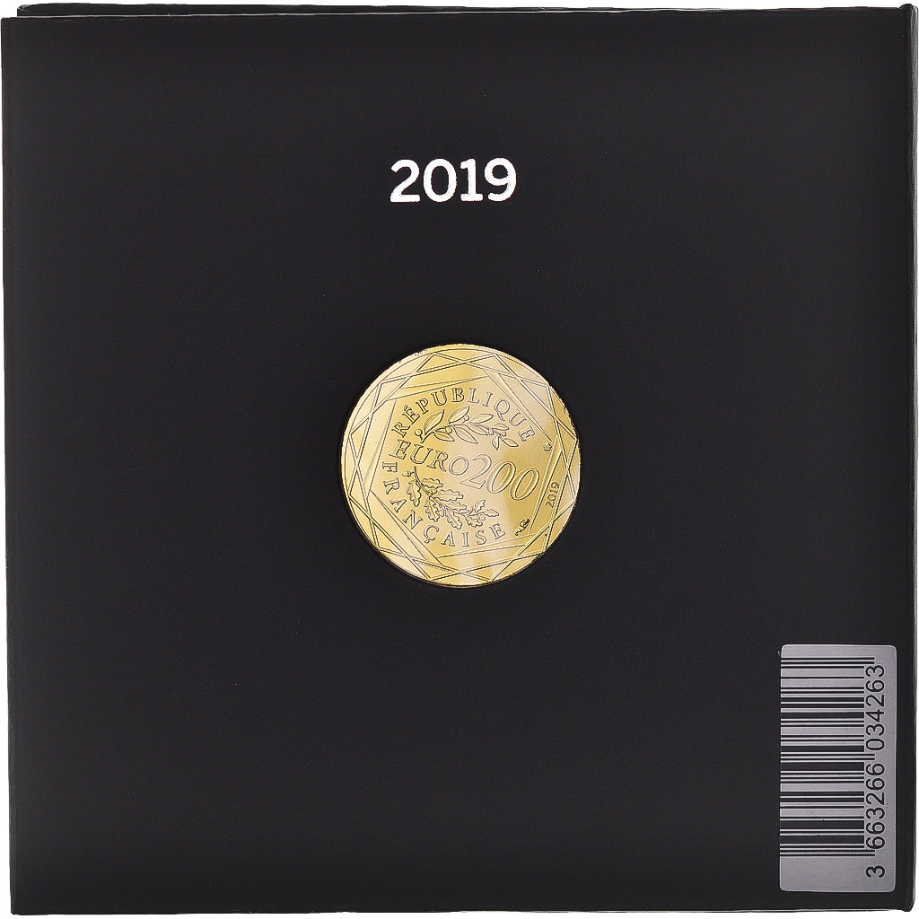 France, Monnaie de Paris, 200 Euro, 2019, Pessac, Pièce d’histoire . BU, FDC