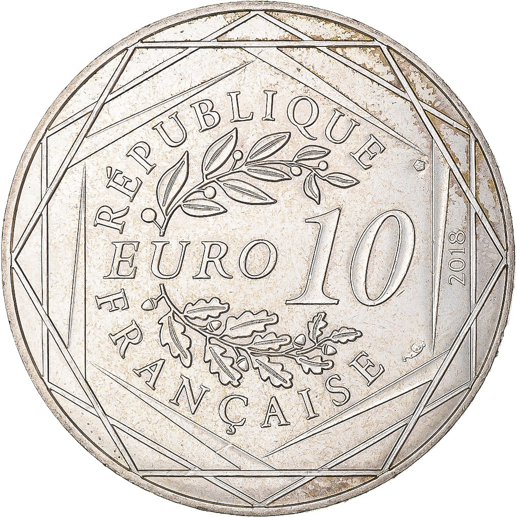 Francia, 10 Euro, 2018, Monnaie de Paris, Mickey Sur le Pont d'Avignon, EBC+