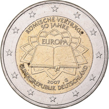Allemagne, 2 Euro, 2007, Karlsruhe, TRAITÉ DE ROME 50 ANS, SUP, Bimétallique