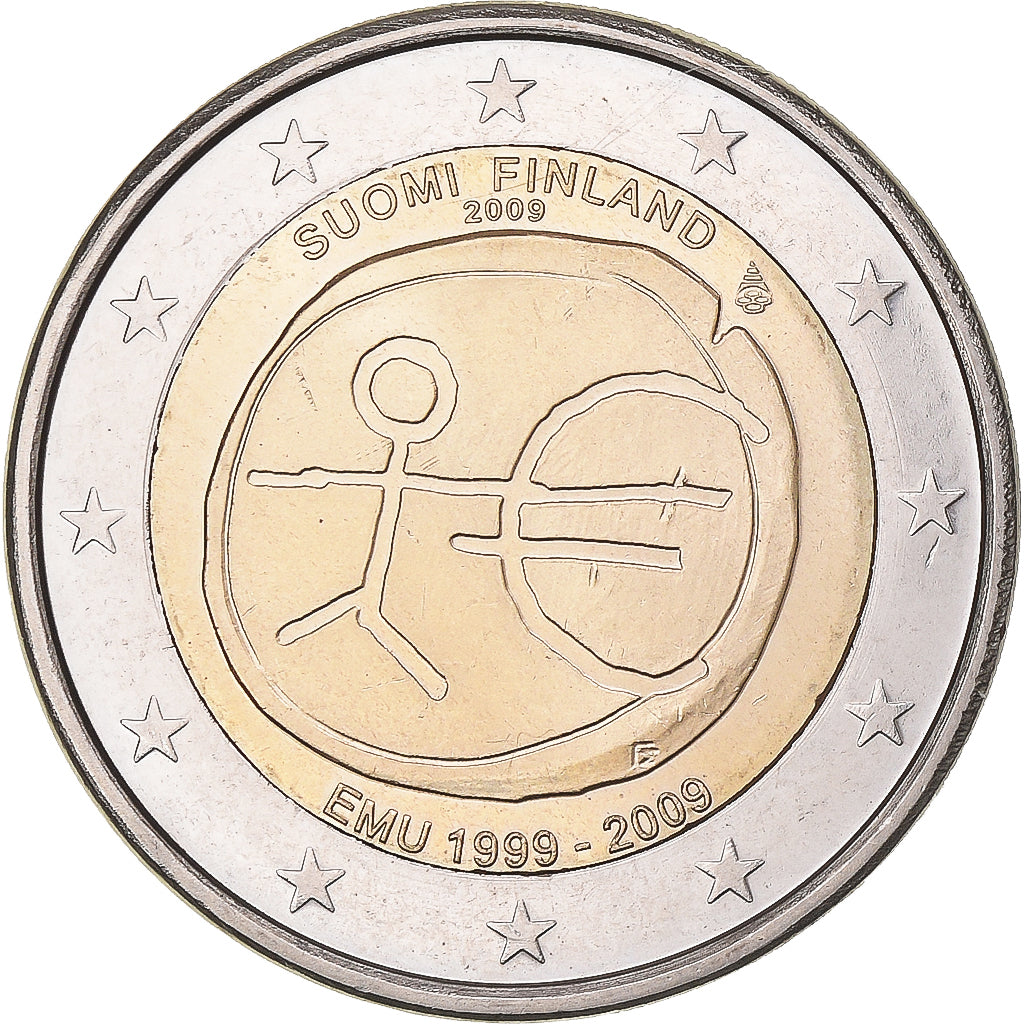 Finland, 2 Euro, 2009, Vantaa, AU(55-58), Bi-Metallic, KM:144
