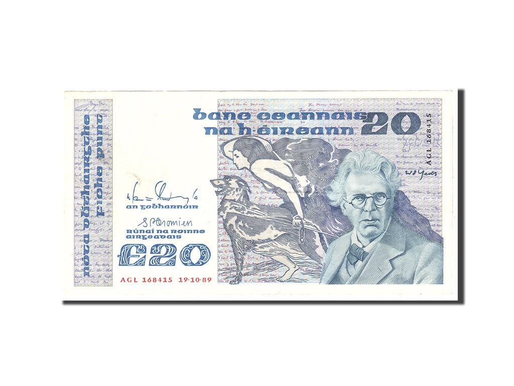 Banknote, Ireland - Republic, 20 Pounds, 1989, 1989-10-19, KM:73c, EF(40-45)