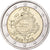 Belgio, 2 Euro, 2012, Royal Belgium Mint, 10 ANS DE L'EURO, SPL, Bi-metallico