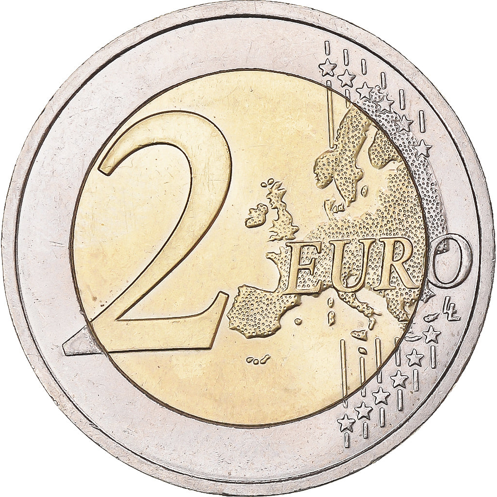 Francia, 2 Euro, 10 Jahre Euro, 2012, Paris, EBC+, Bimetálico, KM:1846