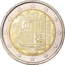 Andorra, 2 Euro, 2014, MS(60-62), Bi-Metallic, KM:527