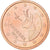 Andorra, 5 Euro Cent, 2014, MS(63), Aço Cromado a Cobre