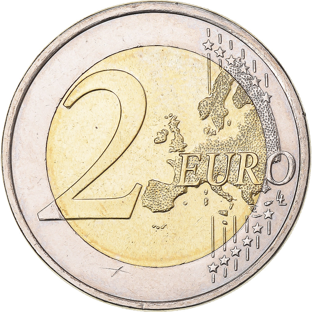 Finland, 2 Euro, 2008, Droits de l'homme, MS(63), Bi-Metallic, KM:143