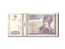 Banknote, Romania, 5000 Lei, 1993, Undated, KM:104a, VF(20-25)