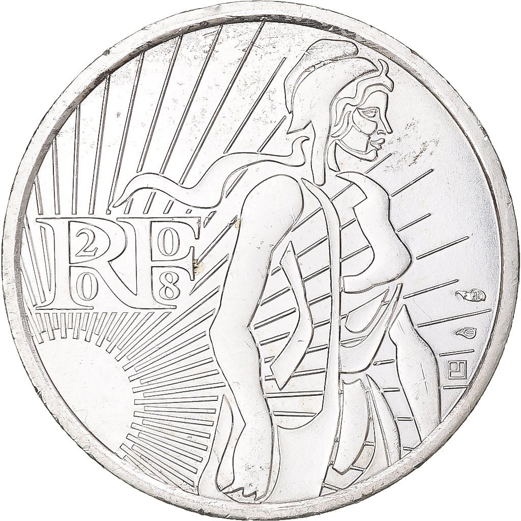 France, 5 Euro, 2008, TTB, Argent, Gadoury:EU287, KM:1534