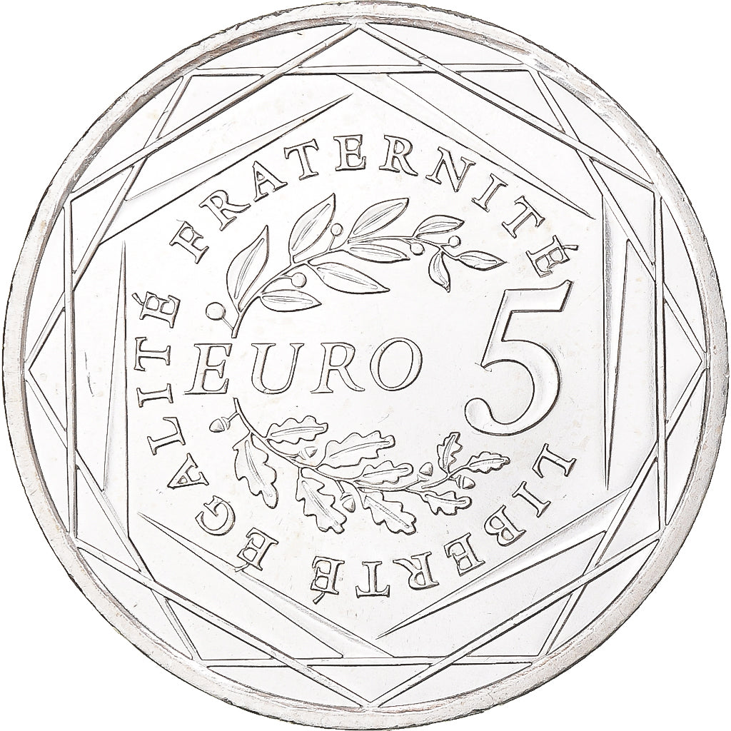 France, 5 Euro, 2008, TTB, Argent, Gadoury:EU287, KM:1534