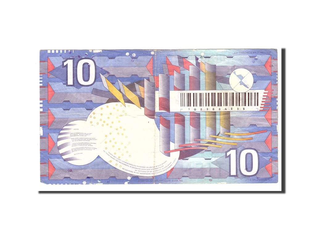 Netherlands, 10 Gulden, 1997, KM:99, 1997-07-01, EF(40-45)