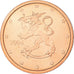 Finlandia, 2 Euro Cent, 2004, FDC, SC+, Cobre chapado en acero, KM:99