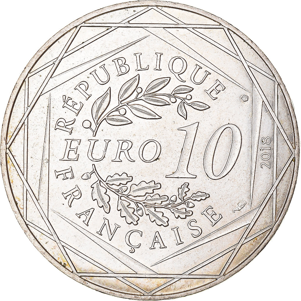 France, 10 Euro, 2018, Monnaie de Paris, MICKEY COMPTE À REBOURS, TTB, Argent