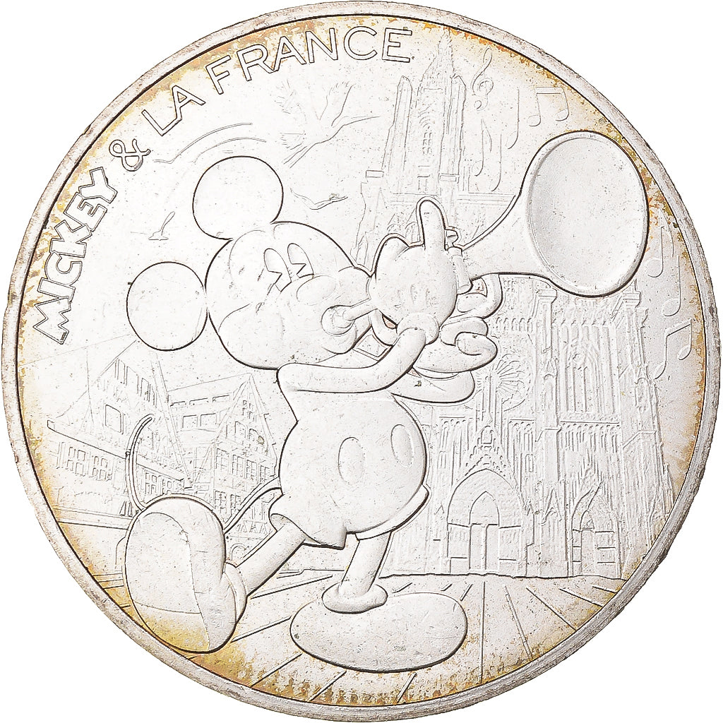 Frankreich, 10 Euro, 2018, Monnaie de Paris, Mickey Cathédrale de Strasbourg