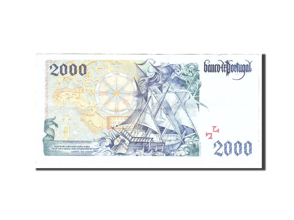 Portugal, 2000 Escudos, 2000, KM:189d, 2000-11-07, EF(40-45)