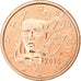 Francia, 5 Euro Cent, 2015, BU, FDC, Cobre chapado en acero