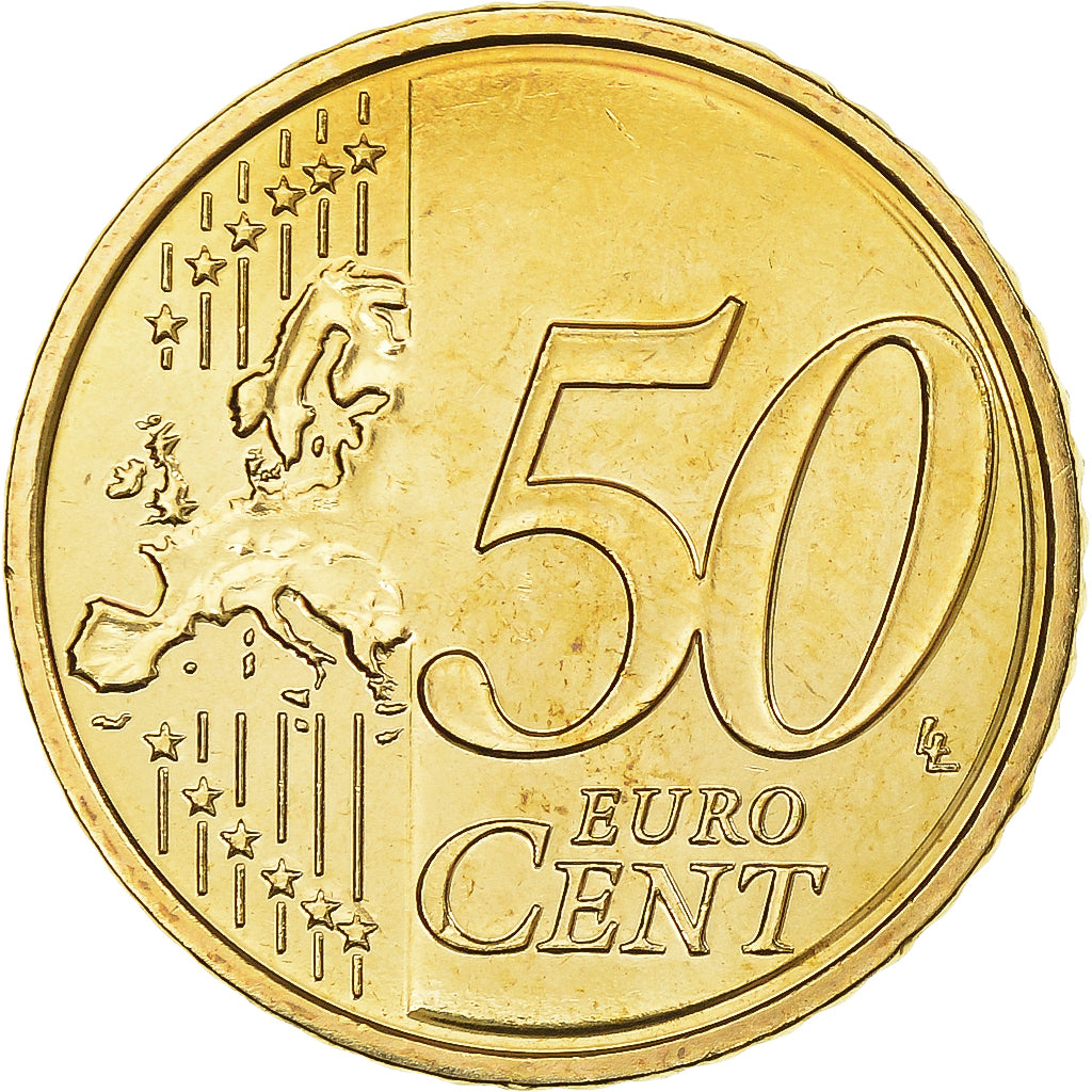 França, 50 Euro Cent, 2012, Paris, BU, MS(65-70), Latão, Gadoury:6a., KM:1412