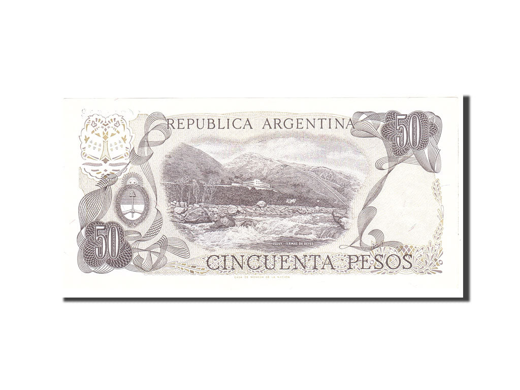 Banknote, Argentina, 50 Pesos, 1974, Undated, KM:296, UNC(63)