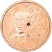 Francia, Euro Cent, 2012, Paris, BU, FDC, Cobre chapado en acero, Gadoury:1