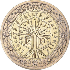 France, 2 Euro, 2003, Paris, BU, FDC, Bimétallique, KM:1289