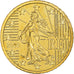 France, 50 Euro Cent, 2003, Paris, BU, MS(65-70), Brass, KM:1287