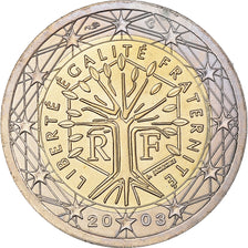 Francia, 2 Euro, 2003, Paris, BU, FDC, Bi-metallico, KM:1289