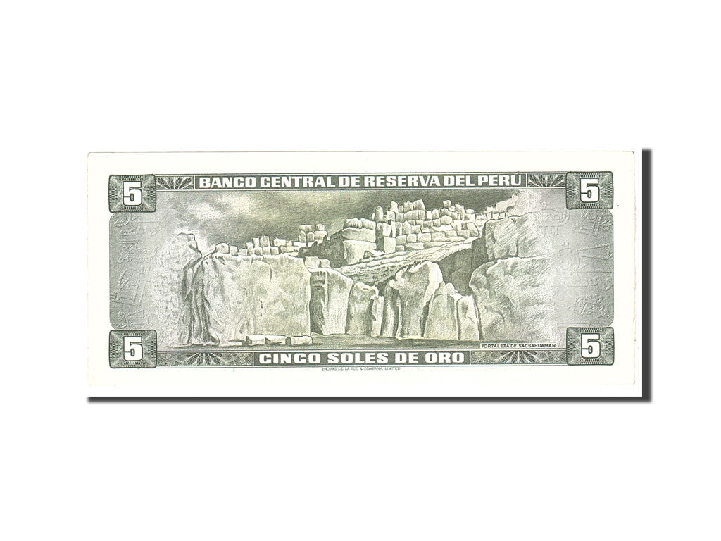 Peru, 5 Soles De Oro, 1973, KM:99c, 1973-05-24, UNC(65-70)