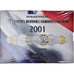 Moneta, Francia, Coffret 1 c. à 20 frs., 2001, Monnaie de Paris, BU, FDC, N.C.