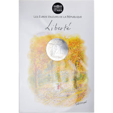 France, Monnaie de Paris, 10 Euro, Liberté Automne Sempé, 2014, Paris, FDC