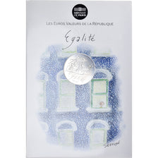 France, Monnaie de Paris, 10 Euro, Egalité Hiver Sempé, 2014, Paris