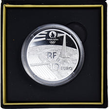 Frankreich, 10 Euro, 2021, Monnaie de Paris, JO 2024 Paris Judo.BE, STGL, Silber