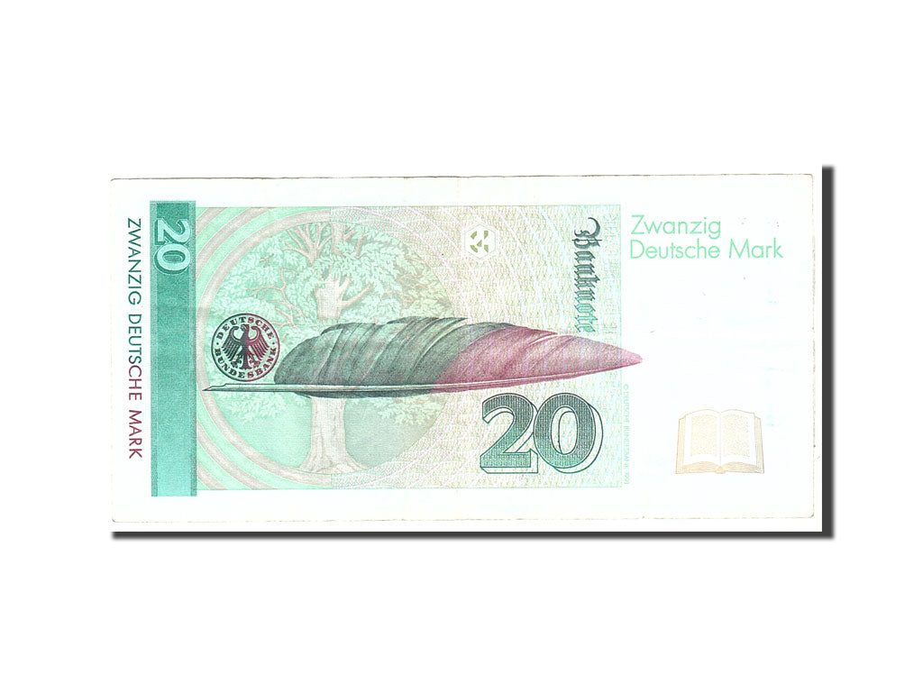 Banknote, GERMANY - FEDERAL REPUBLIC, 20 Deutsche Mark, 1993, 1993-10-01