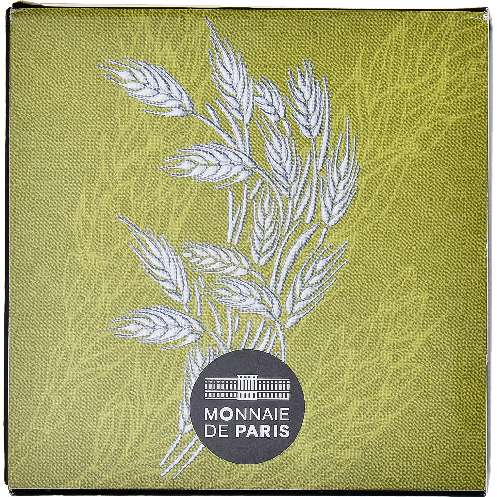 France, 20 Euro, 2022, Monnaie de Paris, Natures de France.Le blé.BE, FDC