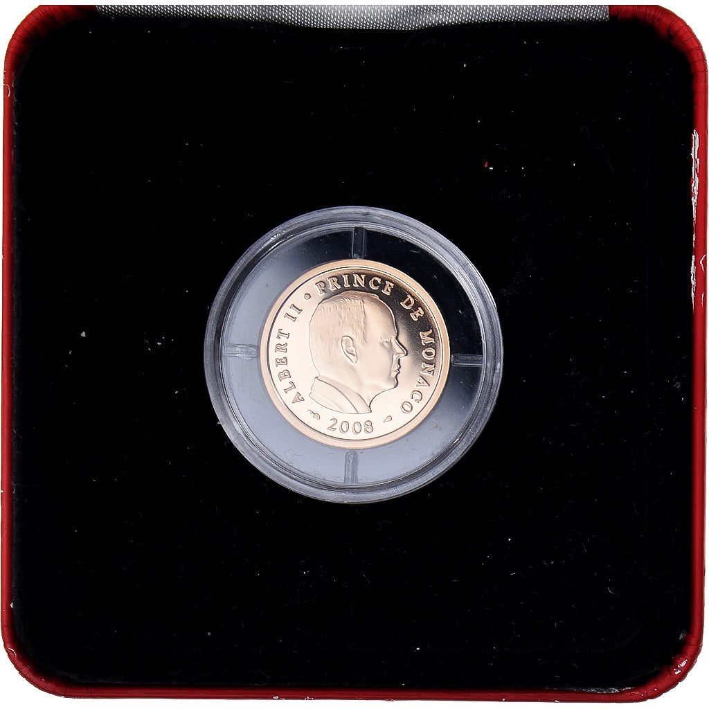 Monaco, 20 Euro, 2008, Paris, FDC BE, STGL, Gold, Gadoury:4, KM:198