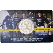 Belgium, 2 Euro, 2017, Royal Belgium Mint, Coin Card .200 ans de l Université