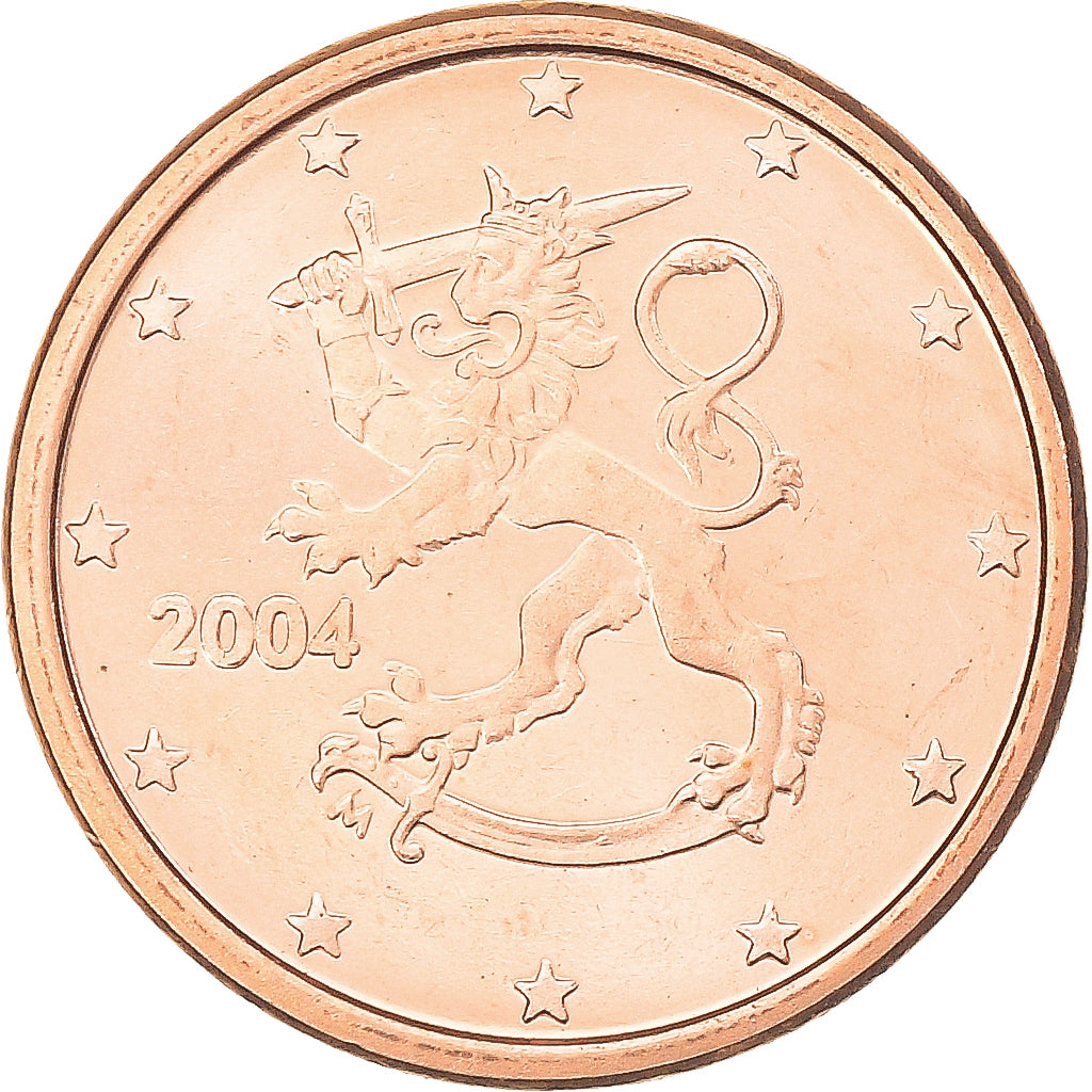 Finlandia, Euro Cent, 2004, SC+, Cobre chapado en acero