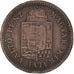 Moneda, Hungría, Franz Joseph I, Krajczar, 1887, Kremnitz, MBC, Cobre, KM:458